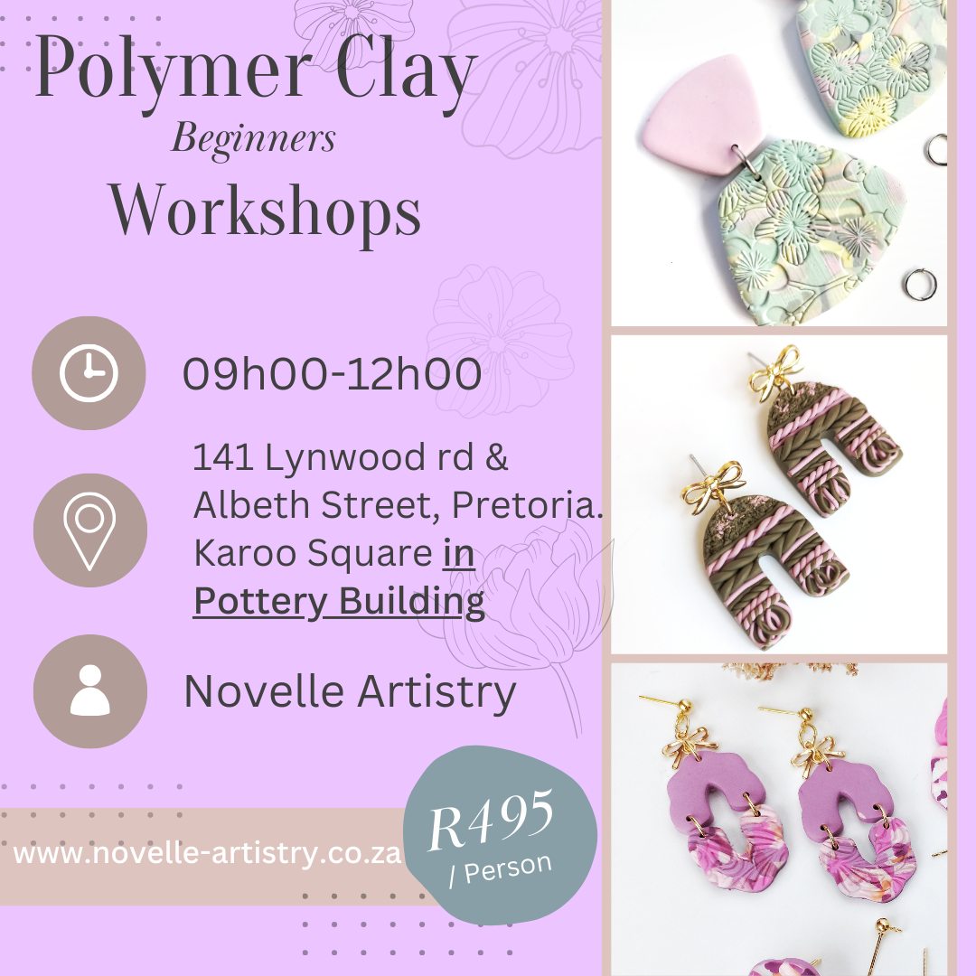 Aug - Polymer Clay Beginners Workshops